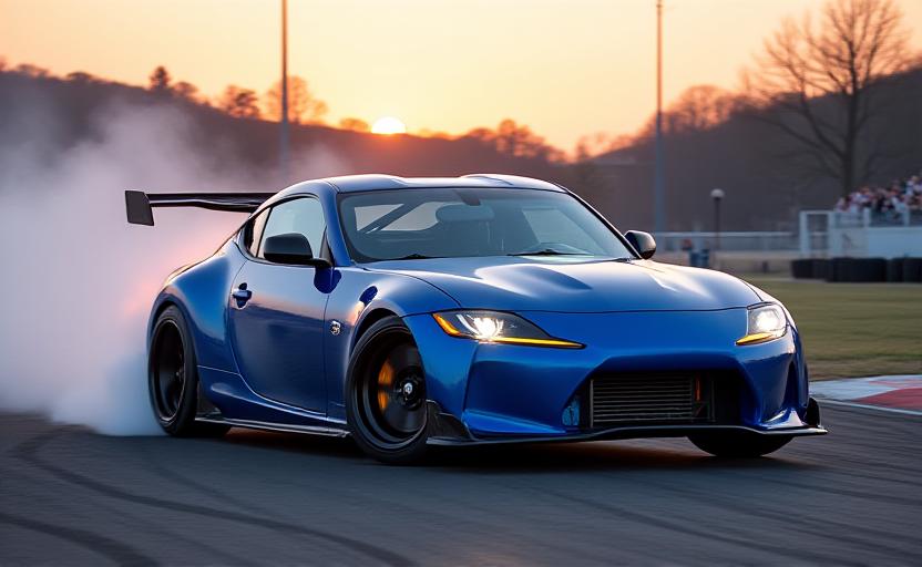 Sportiva giapponese su pista